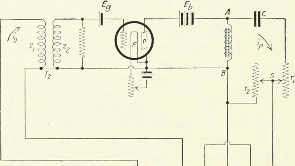 An illustration from The thermionic vacuum tube and its applications, 1920, leaf 239