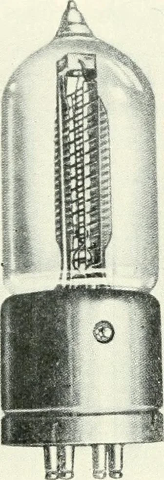An illustration from The thermionic vacuum tube and its applications, 1920, leaf 263