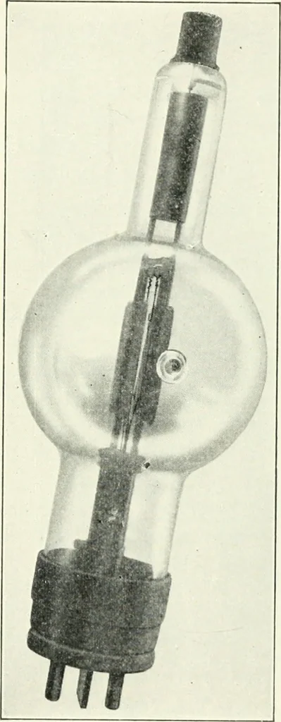 An illustration from The thermionic vacuum tube and its applications, 1920, leaf 271