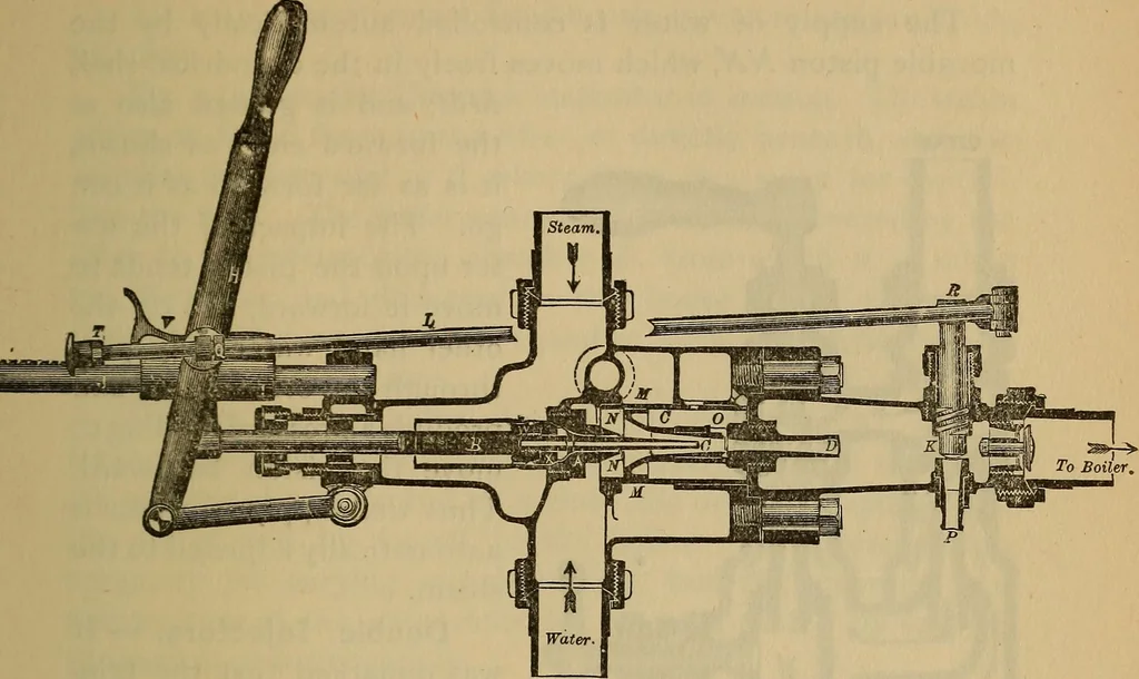 An illustration from Thermodynamics of the steam-engine and other heat-engines, 1889, leaf 180