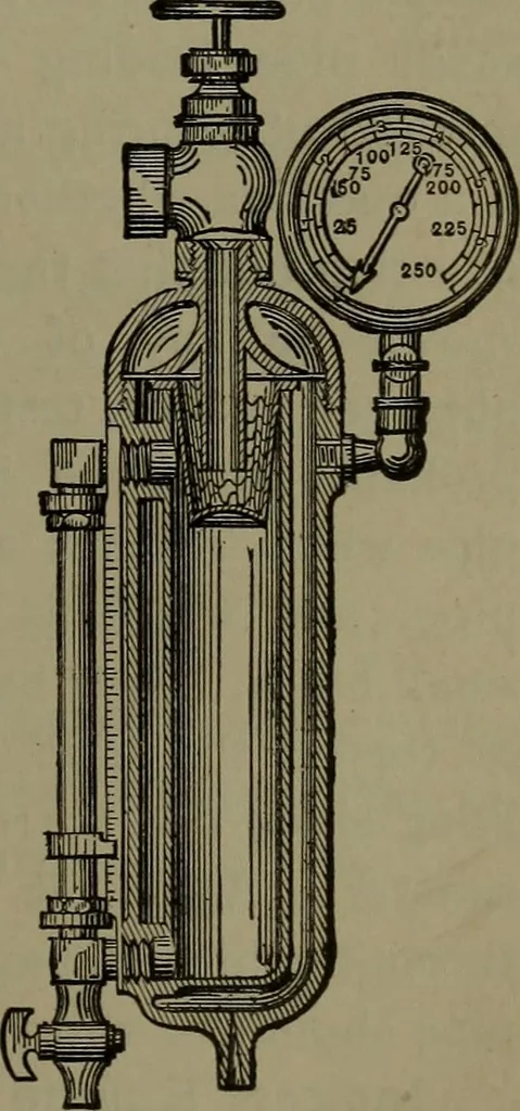 An illustration from Thermodynamics of the steam-engine and other heat-engines, 1898, leaf 308