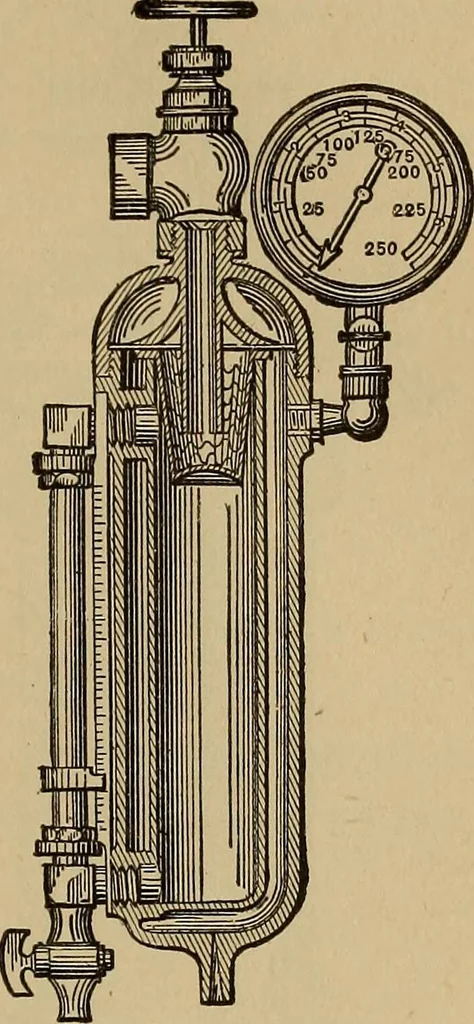 An illustration from Thermodynamics of the steam-engine and other heat-engines, 1907, leaf 204