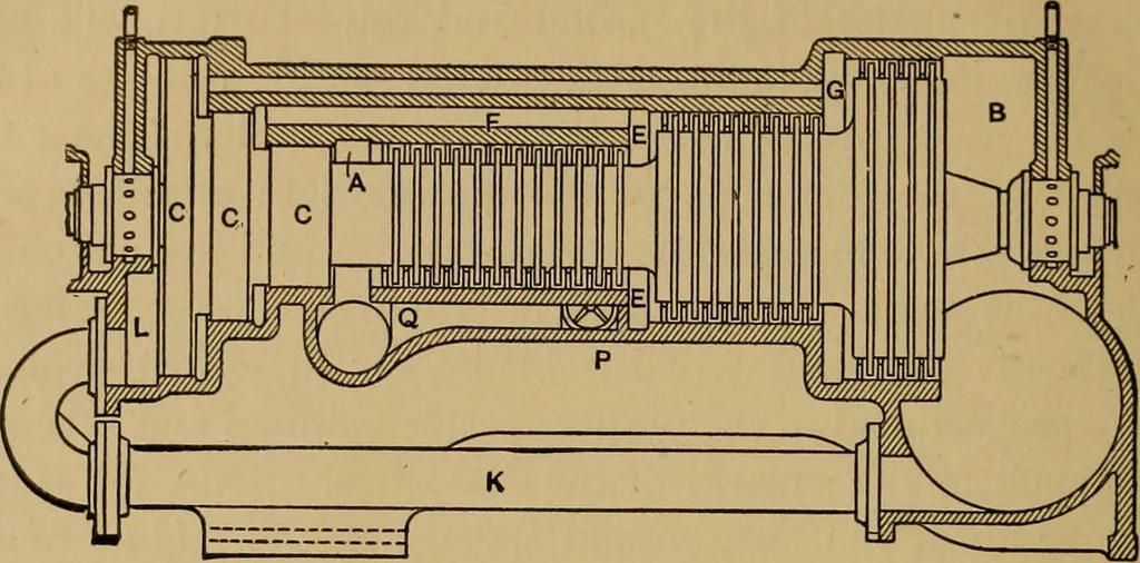 An illustration from Thermodynamics of the steam-engine and other heat-engines, 1907, leaf 535