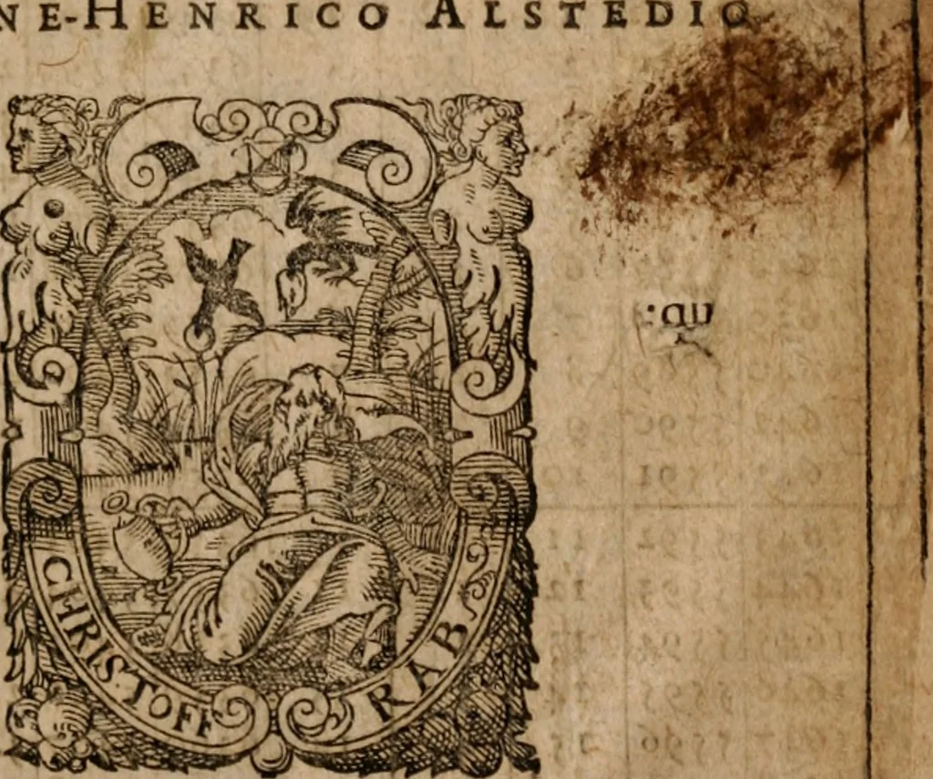 An illustration from Thesaurus chronologiae : in quo universa temporum & historiarum series in omni vitae genere ponitur ob oculos, 1624, leaf 4