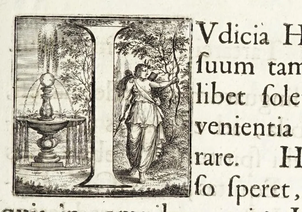 An illustration from Thesaurus ex Thesauro Palatino selectus, sive, Gemmarum et numismatum quae in electorali cimeliarchio continentur elegantiorum aere expressa, et convenienti commentario illustrata dispositio, 1685, leaf 19