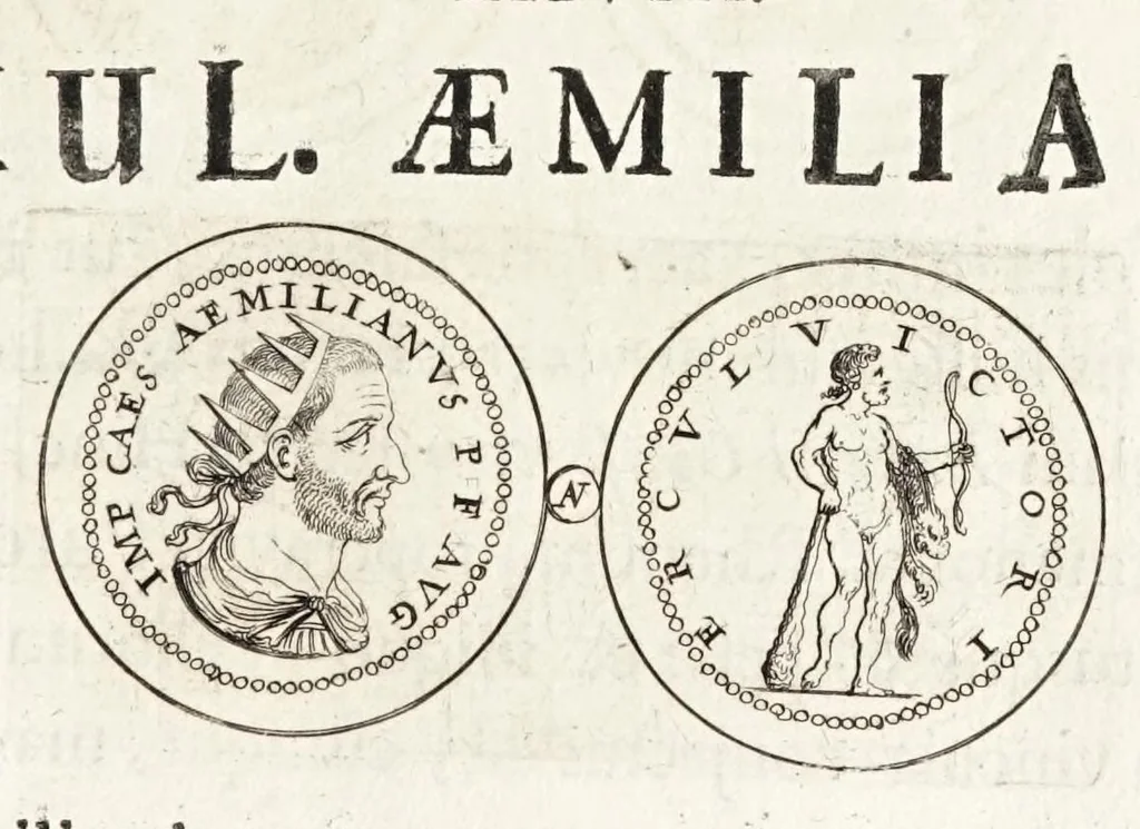 An illustration from Thesaurus ex Thesauro Palatino selectus, sive, Gemmarum et numismatum quae in electorali cimeliarchio continentur elegantiorum aere expressa, et convenienti commentario illustrata dispositio, 1685, leaf 369