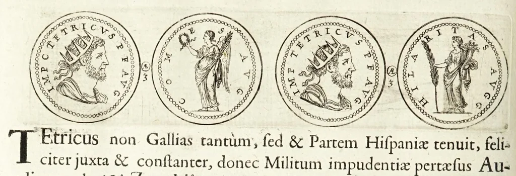 An illustration from Thesaurus ex Thesauro Palatino selectus, sive, Gemmarum et numismatum quae in electorali cimeliarchio continentur elegantiorum aere expressa, et convenienti commentario illustrata dispositio, 1685, leaf 378