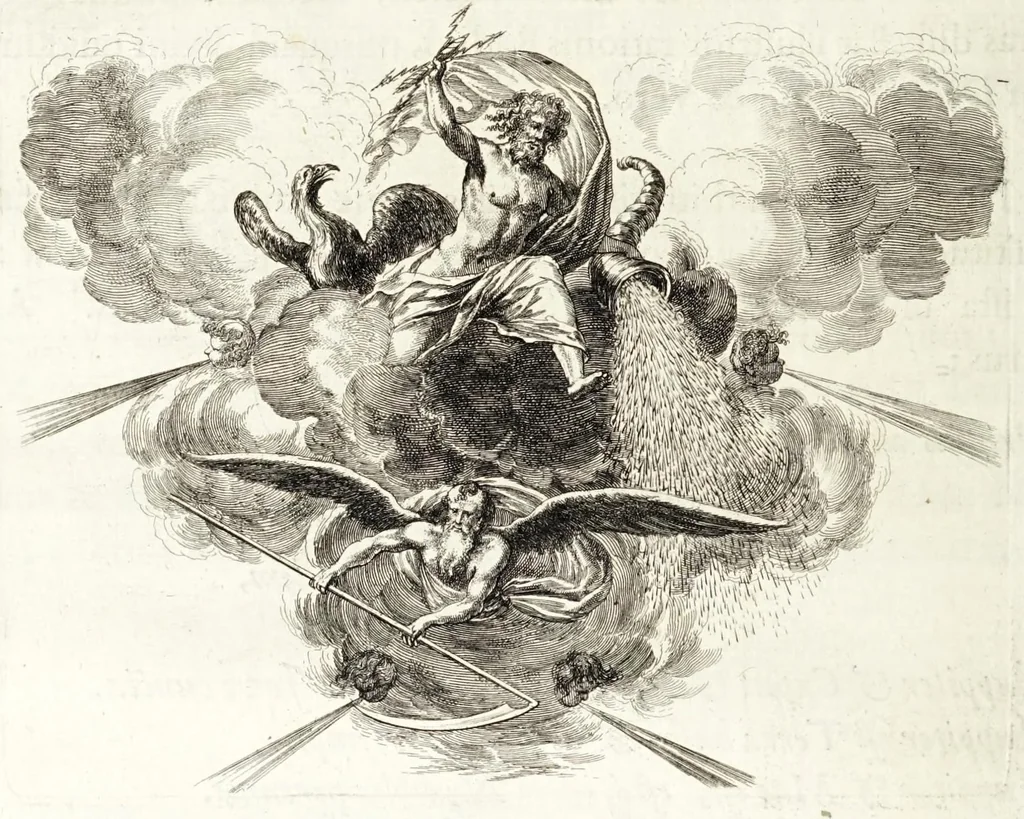 An illustration from Thesaurus ex Thesauro Palatino selectus, sive, Gemmarum et numismatum quae in electorali cimeliarchio continentur elegantiorum aere expressa, et convenienti commentario illustrata dispositio, 1685, leaf 82