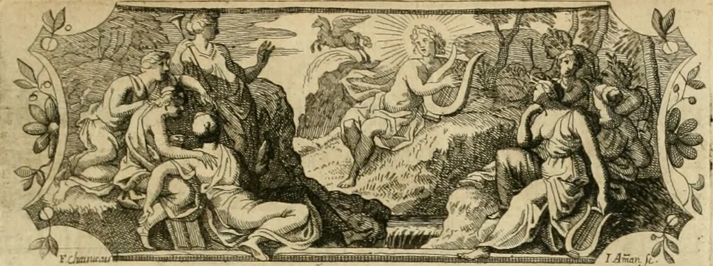 An illustration from Thesaurus numismatum e musaeo Caroli Patini, 1672, leaf 10