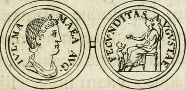 An illustration from Thesaurus numismatum e musaeo Caroli Patini, 1672, leaf 104