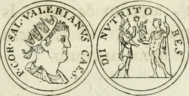 An illustration from Thesaurus numismatum e musaeo Caroli Patini, 1672, leaf 106
