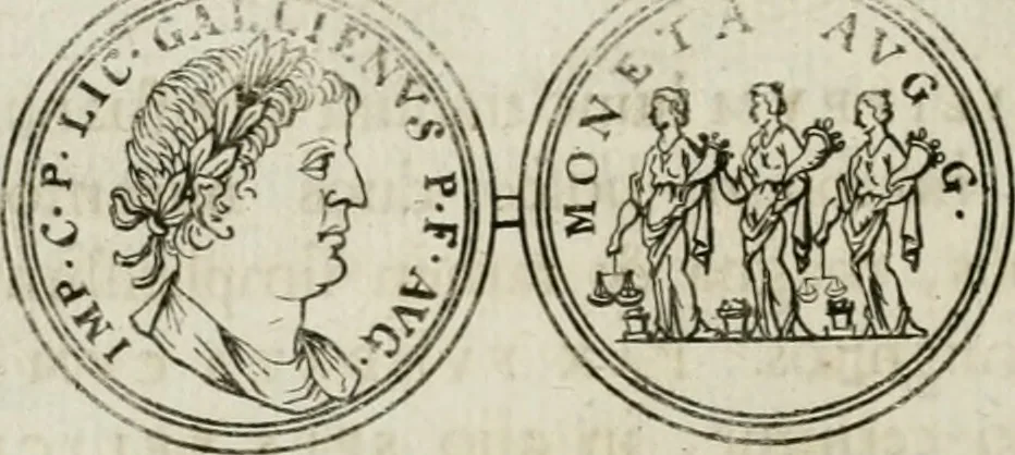 An illustration from Thesaurus numismatum e musaeo Caroli Patini, 1672, leaf 107