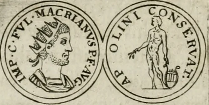 An illustration from Thesaurus numismatum e musaeo Caroli Patini, 1672, leaf 109