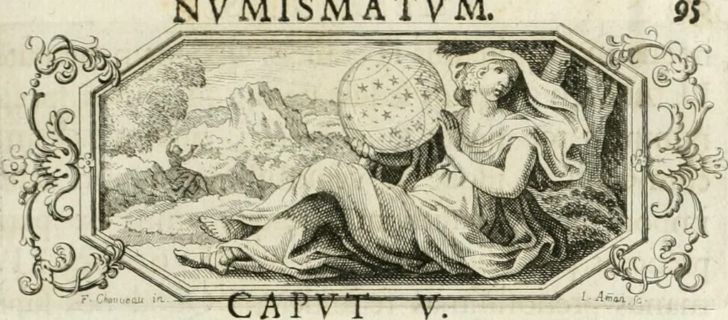 An illustration from Thesaurus numismatum e musaeo Caroli Patini, 1672, leaf 114