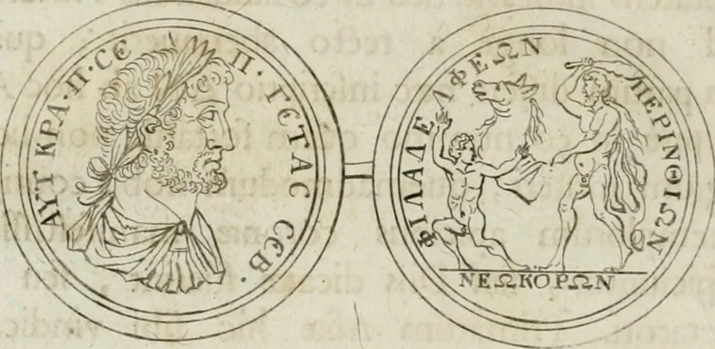 An illustration from Thesaurus numismatum e musaeo Caroli Patini, 1672, leaf 139