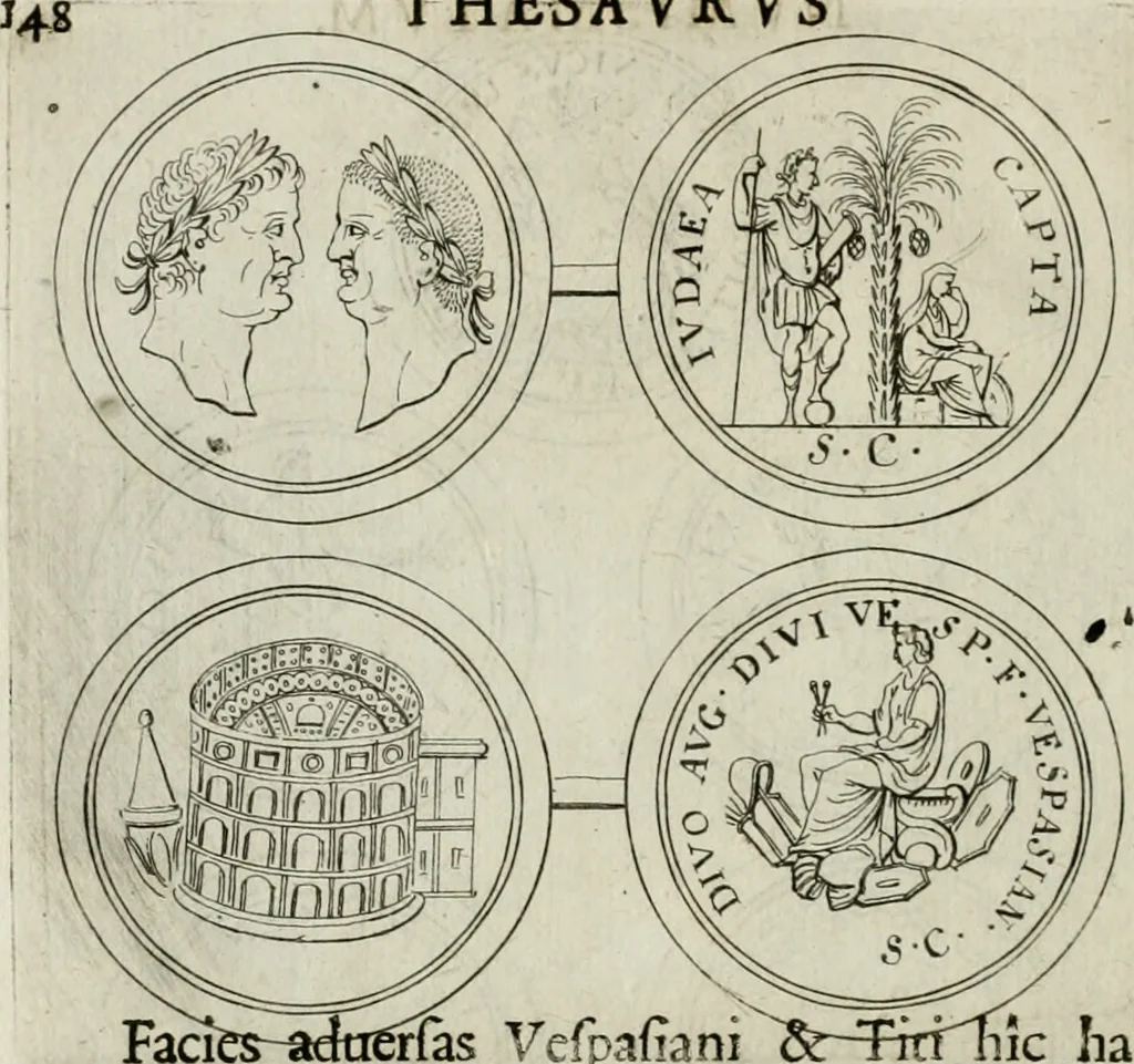 An illustration from Thesaurus numismatum e musaeo Caroli Patini, 1672, leaf 167