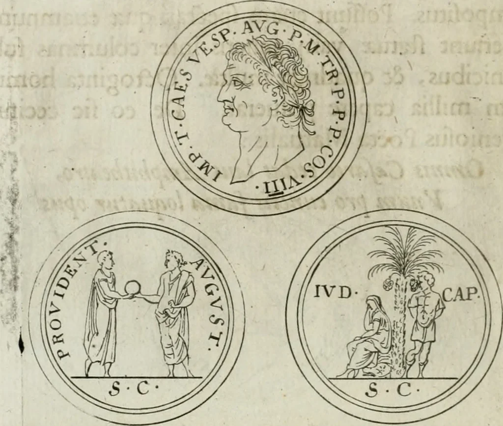 An illustration from Thesaurus numismatum e musaeo Caroli Patini, 1672, leaf 169