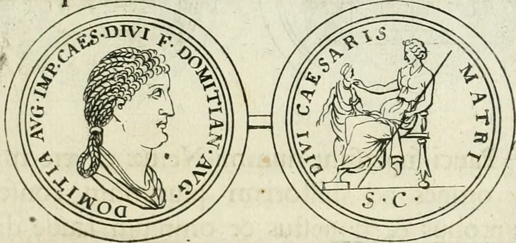 An illustration from Thesaurus numismatum e musaeo Caroli Patini, 1672, leaf 172