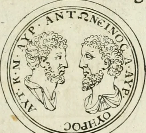 An illustration from Thesaurus numismatum e musaeo Caroli Patini, 1672, leaf 190