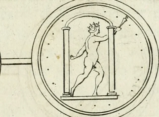 An illustration from Thesaurus numismatum e musaeo Caroli Patini, 1672, leaf 190
