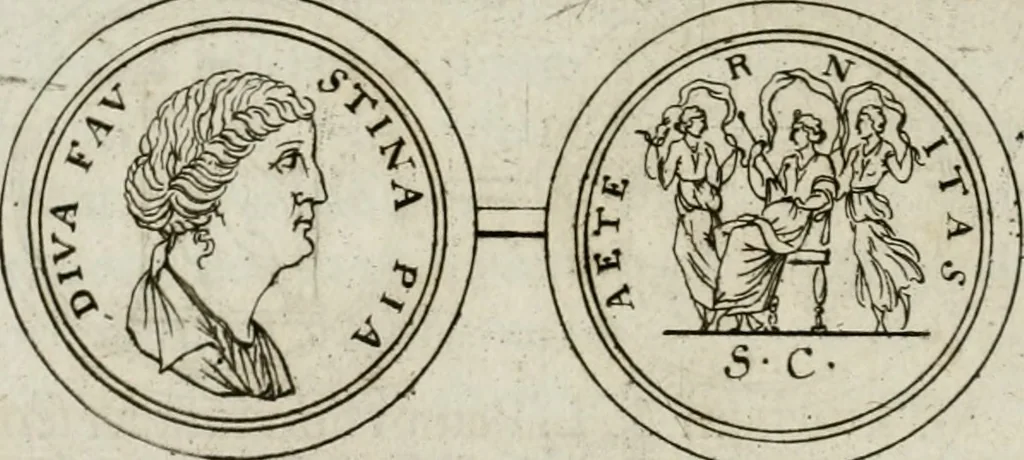 An illustration from Thesaurus numismatum e musaeo Caroli Patini, 1672, leaf 191