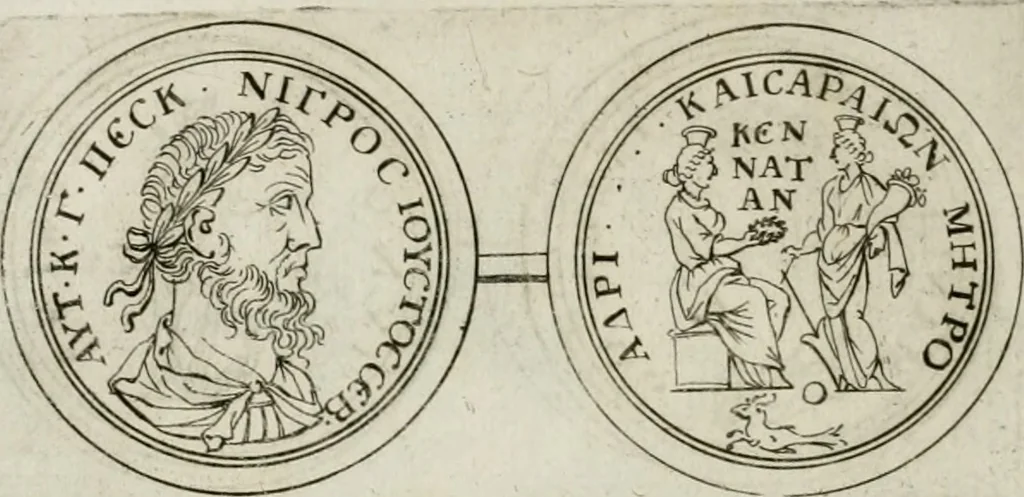 An illustration from Thesaurus numismatum e musaeo Caroli Patini, 1672, leaf 199