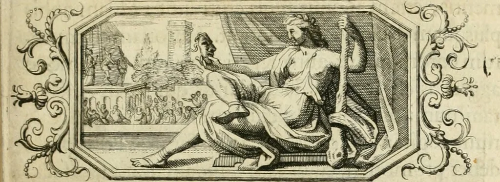 An illustration from Thesaurus numismatum e musaeo Caroli Patini, 1672, leaf 20