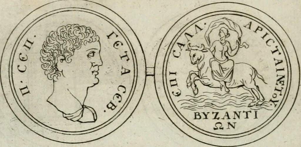 An illustration from Thesaurus numismatum e musaeo Caroli Patini, 1672, leaf 211