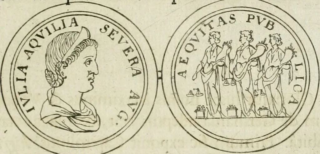 An illustration from Thesaurus numismatum e musaeo Caroli Patini, 1672, leaf 212