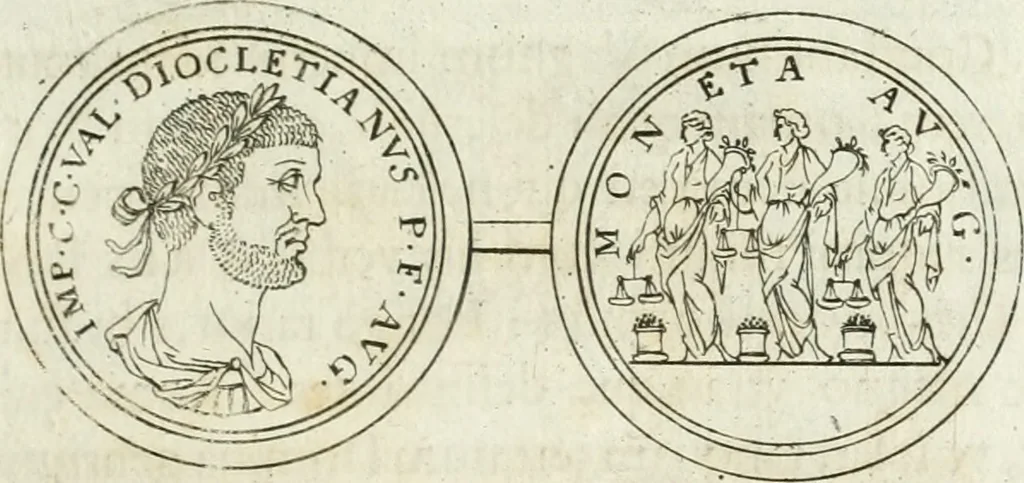 An illustration from Thesaurus numismatum e musaeo Caroli Patini, 1672, leaf 224