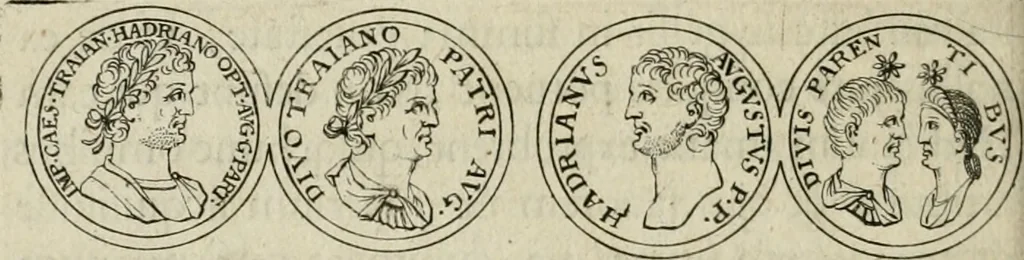 An illustration from Thesaurus numismatum e musaeo Caroli Patini, 1672, leaf 29