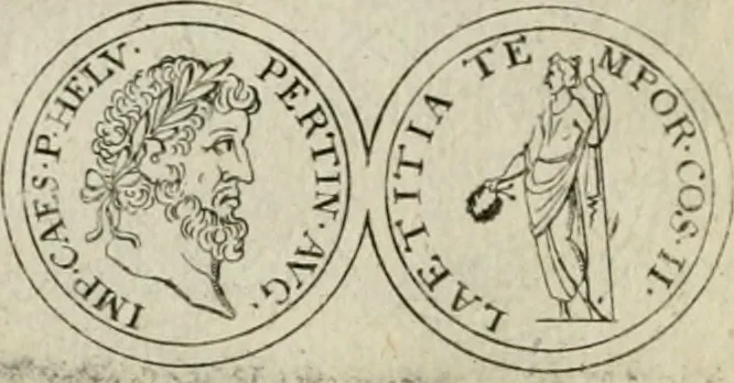 An illustration from Thesaurus numismatum e musaeo Caroli Patini, 1672, leaf 31