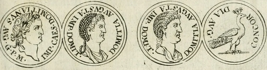 An illustration from Thesaurus numismatum e musaeo Caroli Patini, 1672, leaf 80