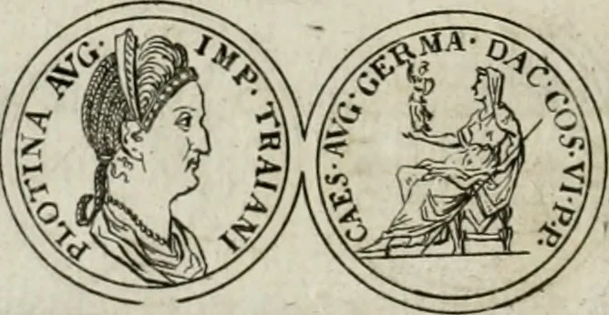 An illustration from Thesaurus numismatum e musaeo Caroli Patini, 1672, leaf 83