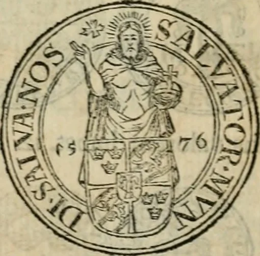 An illustration from Thesaurus nummorum sueo-gothicorum : studio indefesso Eliae Brenneri L. annorum spatio collectus, secundum seriem temporum dispositus, atqve e tenebris, cum commentatione in apricum prolatus ; accessit ejusdem auctoris Libellus de nummophylaciis Sveciae: de scriptoribus rei nummariae svethicae, atque de thesauris, seu variis vetustorum nummorum cumulis, passim per Sveoniam fortuito casu repertis, 1731, leaf 149