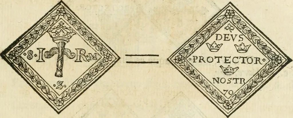 An illustration from Thesaurus nummorum sueo-gothicorum : studio indefesso Eliae Brenneri L. annorum spatio collectus, secundum seriem temporum dispositus, atqve e tenebris, cum commentatione in apricum prolatus ; accessit ejusdem auctoris Libellus de nummophylaciis Sveciae: de scriptoribus rei nummariae svethicae, atque de thesauris, seu variis vetustorum nummorum cumulis, passim per Sveoniam fortuito casu repertis, 1731, leaf 160