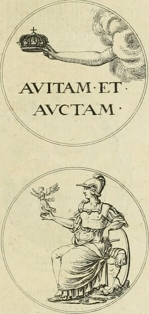 An illustration from Thesaurus nummorum sueo-gothicorum : studio indefesso Eliae Brenneri L. annorum spatio collectus, secundum seriem temporum dispositus, atqve e tenebris, cum commentatione in apricum prolatus ; accessit ejusdem auctoris Libellus de nummophylaciis Sveciae: de scriptoribus rei nummariae svethicae, atque de thesauris, seu variis vetustorum nummorum cumulis, passim per Sveoniam fortuito casu repertis, 1731, leaf 274