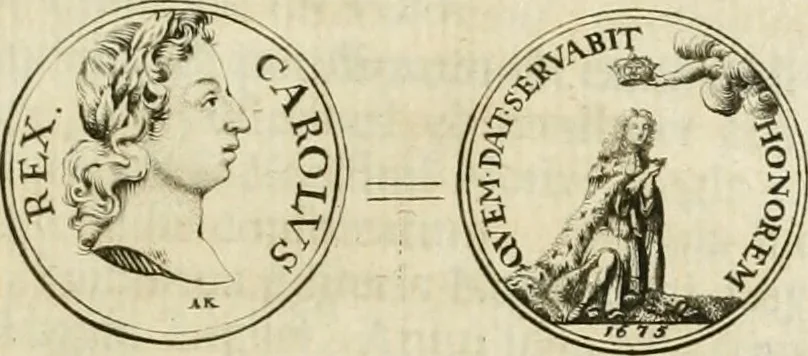 An illustration from Thesaurus nummorum sueo-gothicorum : studio indefesso Eliae Brenneri L. annorum spatio collectus, secundum seriem temporum dispositus, atqve e tenebris, cum commentatione in apricum prolatus ; accessit ejusdem auctoris Libellus de nummophylaciis Sveciae: de scriptoribus rei nummariae svethicae, atque de thesauris, seu variis vetustorum nummorum cumulis, passim per Sveoniam fortuito casu repertis, 1731, leaf 336