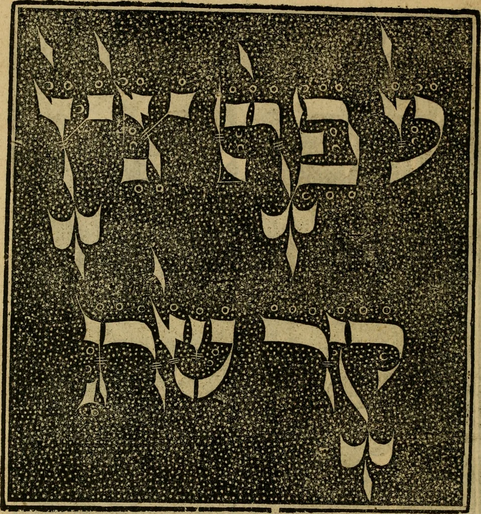 An illustration from Thesavro de scrittori : opera artificiosa, laquale con grandissima arte, si per pratica come per geometria, insegna a scriuere diuerse sorte littere, cioe cancellerescha, merchantescha, formata, cursiua, antiqua, moderna et bastarda, de piu sorte : cum uiarij e bellissimi exempli & altre sorte littere de uarie lingue, cioe grecha, hebraicha, caldea & arabicha : tutte extratte da diuersi et probatissimi auttori, & massimamente da lo praeclarissimo Sigismvndo Fanto, nobile ferrarese, mathematico et architettore eruditissimo, dele mesure e ragione de littere primo inuentore, 1532, leaf 49