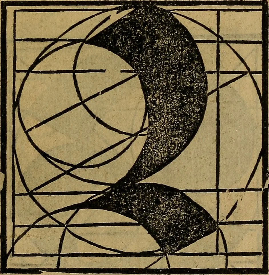 An illustration from Thesavro de scrittori : opera artificiosa, laquale con grandissima arte, si per pratica come per geometria, insegna a scriuere diuerse sorte littere, cioe cancellerescha, merchantescha, formata, cursiua, antiqua, moderna et bastarda, de piu sorte : cum uiarij e bellissimi exempli & altre sorte littere de uarie lingue, cioe grecha, hebraicha, caldea & arabicha : tutte extratte da diuersi et probatissimi auttori, & massimamente da lo praeclarissimo Sigismvndo Fanto, nobile ferrarese, mathematico et architettore eruditissimo, dele mesure e ragione de littere primo inuentore, 1532, leaf 66