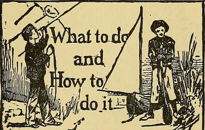An illustration from Things worth doing and how to do them, 1906, leaf 490