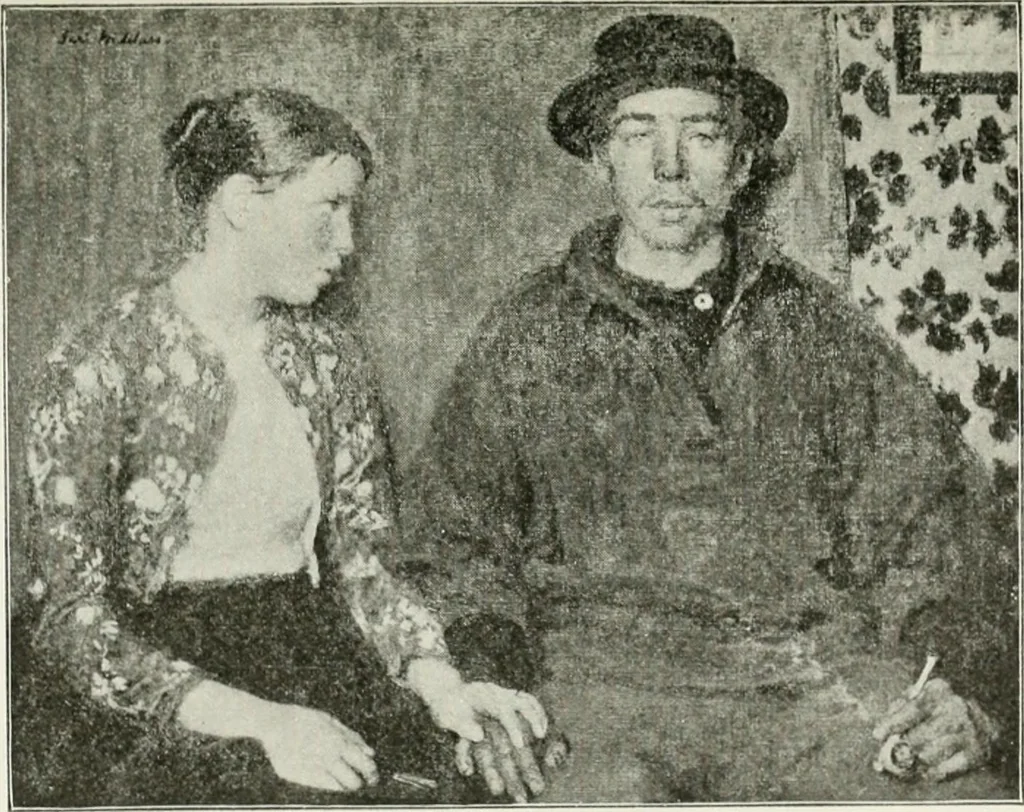 An illustration from The third annual exhibition held at the Carnegie Institute, November third, eighteen hundred and ninety-eight, till January first, eighteen hundred and ninety-nine, 1898, leaf 122