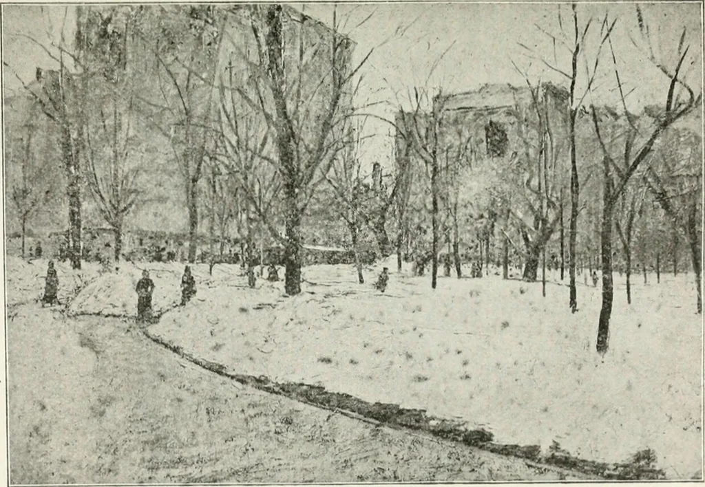 An illustration from The third annual exhibition held at the Carnegie Institute, November third, eighteen hundred and ninety-eight, till January first, eighteen hundred and ninety-nine, 1898, leaf 126