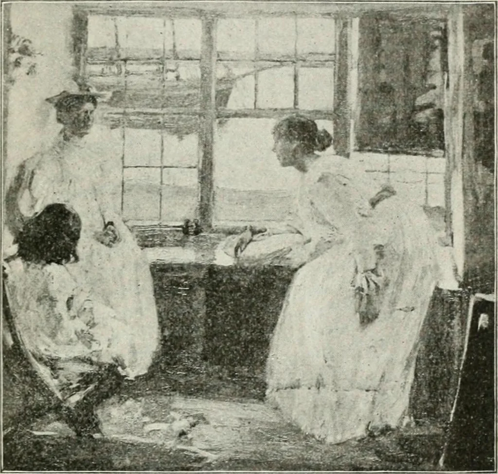 An illustration from The third annual exhibition held at the Carnegie Institute, November third, eighteen hundred and ninety-eight, till January first, eighteen hundred and ninety-nine, 1898, leaf 130