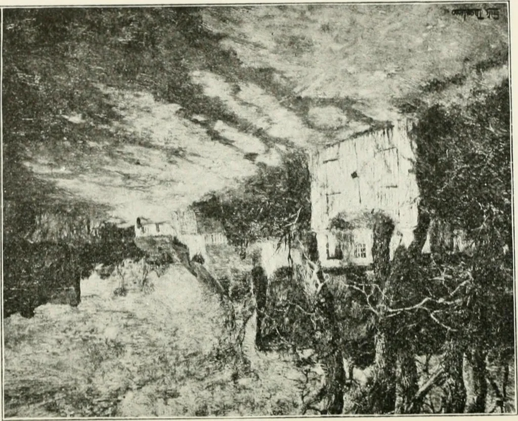 An illustration from The third annual exhibition held at the Carnegie Institute, November third, eighteen hundred and ninety-eight, till January first, eighteen hundred and ninety-nine, 1898, leaf 140