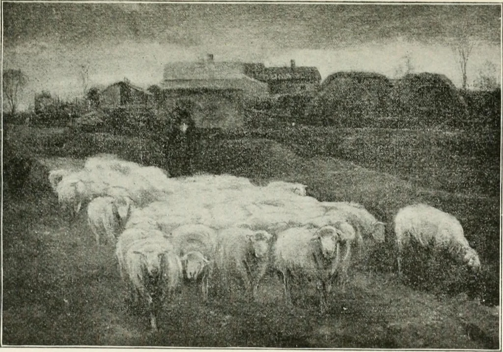 An illustration from The third annual exhibition held at the Carnegie Institute, November third, eighteen hundred and ninety-eight, till January first, eighteen hundred and ninety-nine, 1898, leaf 148