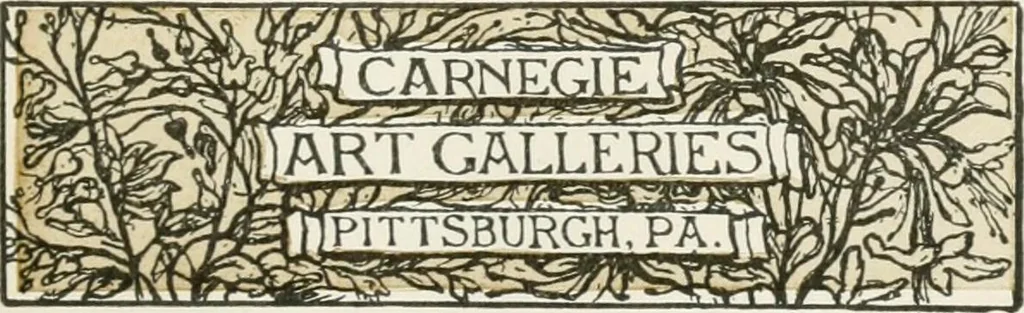 An illustration from The third annual exhibition held at the Carnegie Institute, November third, eighteen hundred and ninety-eight, till January first, eighteen hundred and ninety-nine, 1898, leaf 6