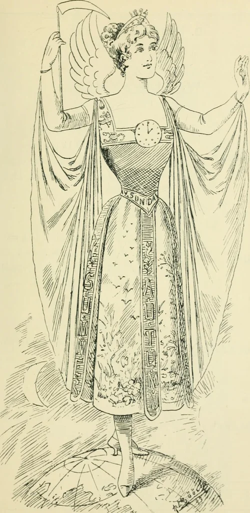 An illustration from Thirty original sketches for fancy costumes : specially drawn, from our suggestions, by R. L. Bööcke, 1894, leaf 28