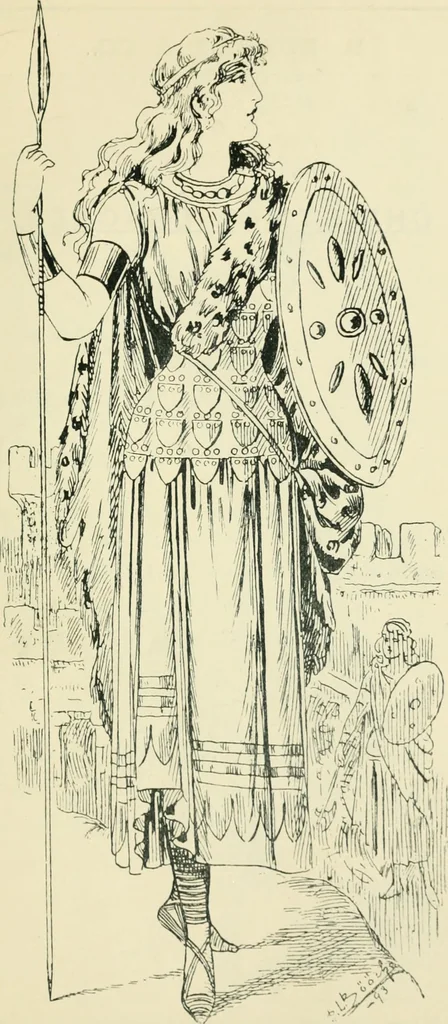 An illustration from Thirty original sketches for fancy costumes : specially drawn, from our suggestions, by R. L. Bööcke, 1894, leaf 6