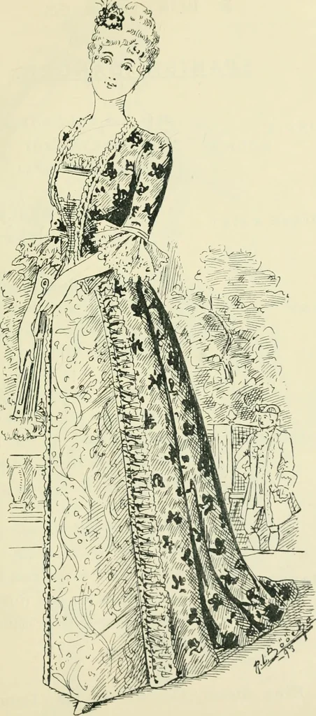 An illustration from Thirty original sketches for fancy costumes : specially drawn, from our suggestions, by R. L. Bööcke, 1894, leaf 64